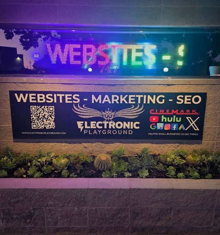 Electronic Playground Website Design and Marketing