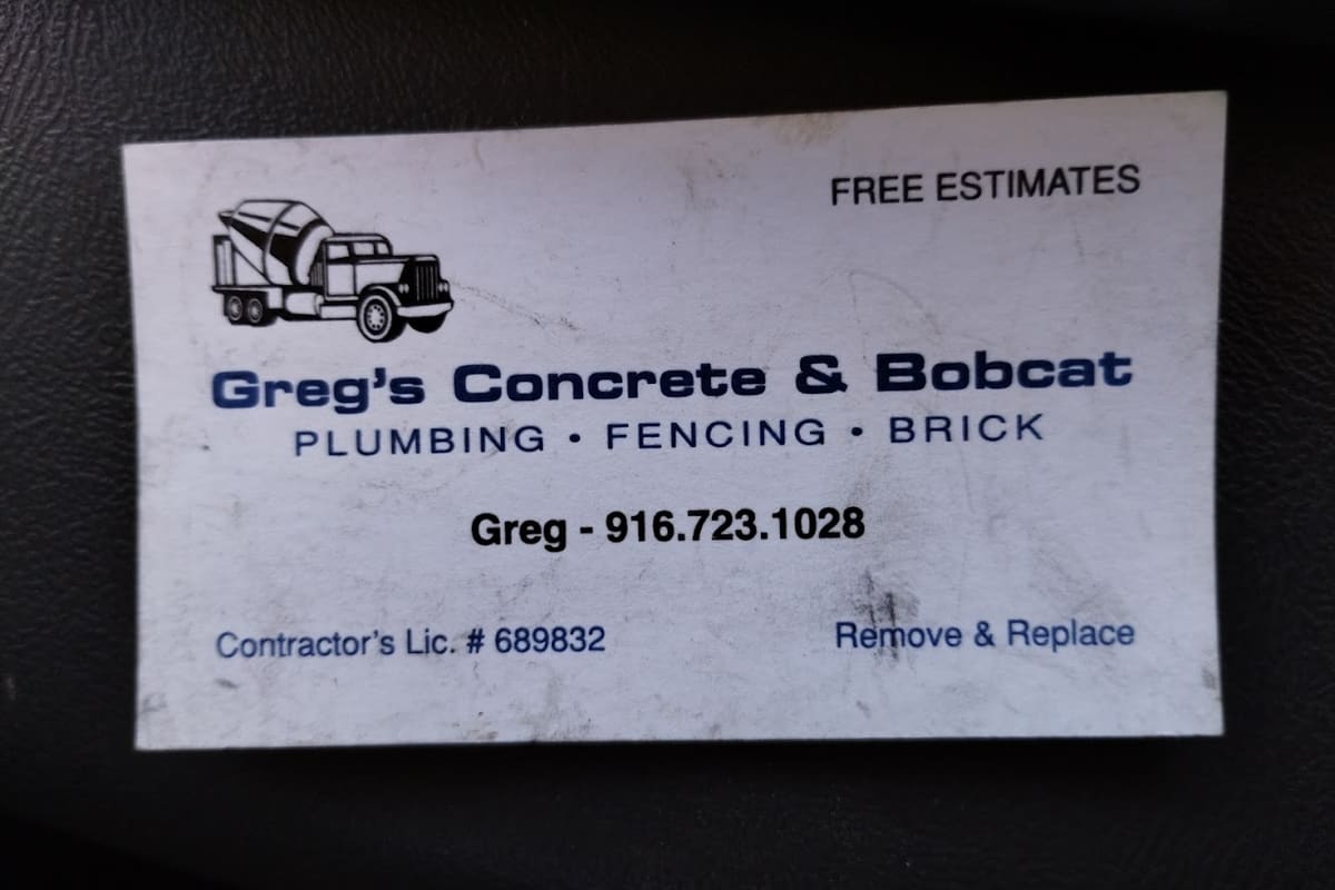 Greg's Concrete