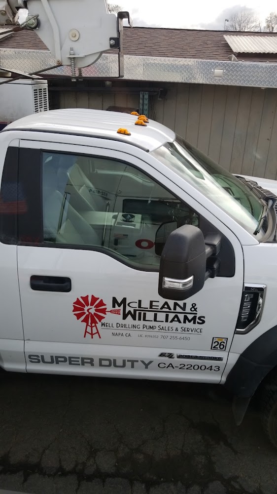 McLean & Williams Inc — Water Treatment in Napa, CA