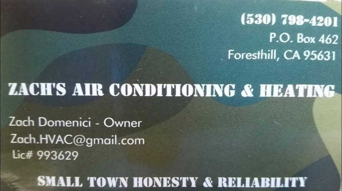 Zach's Air Conditioning & Heating ( Heat & Air )